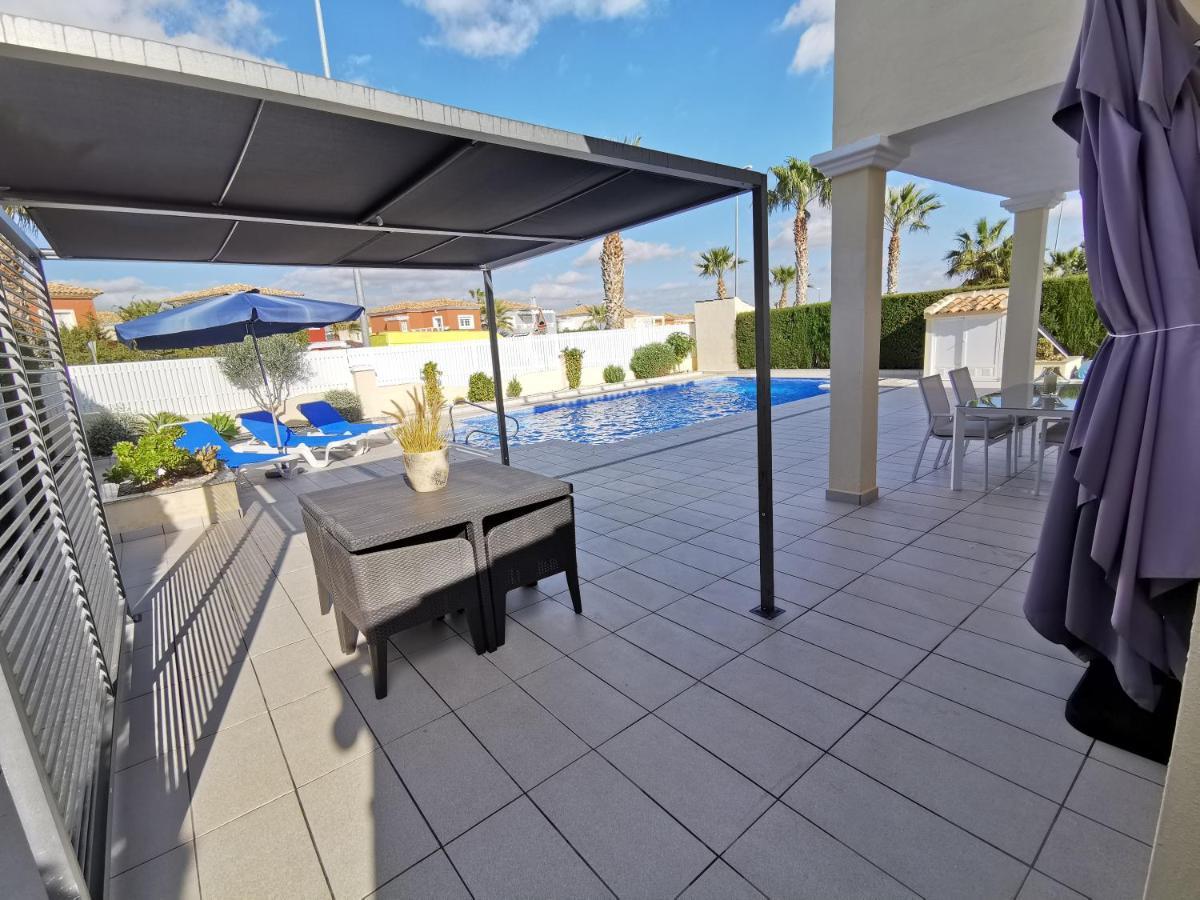 Villa De Lujo Con Piscina Privada, Jacuzzi Y Barbacoa Murcia Bagian luar foto