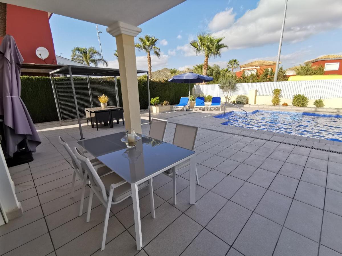 Villa De Lujo Con Piscina Privada, Jacuzzi Y Barbacoa Murcia Bagian luar foto